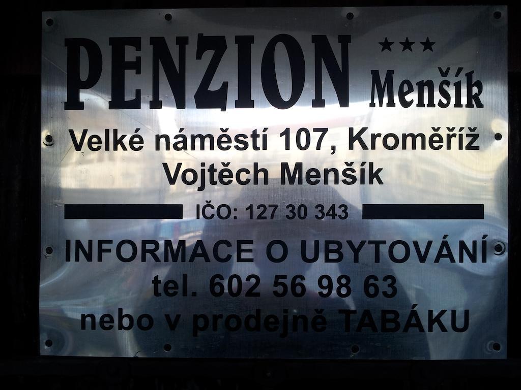 Penzion Mensik Kroměříž Extérieur photo